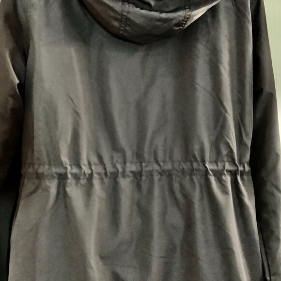 Jacket Water Resistant Hip Length Merona  Large Charcoal - Picture 8 of 12